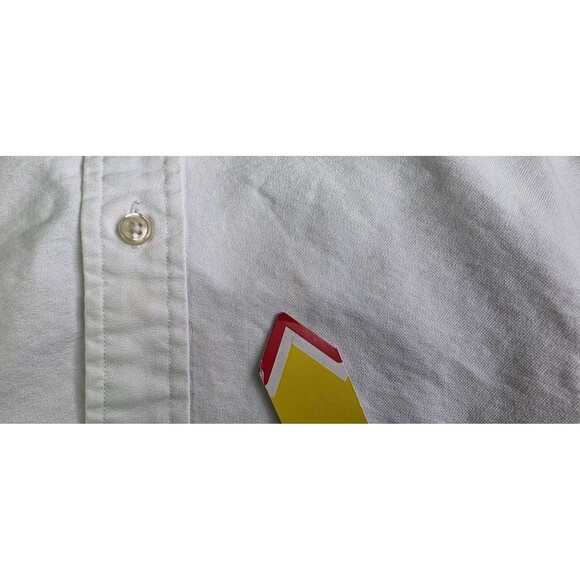 Polo Ralph Lauren Men's XXL TTG White Short Sleeve Dress Shirt - Picture 8 of 11